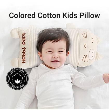 100% Natural Colored Organic Cotton Pillow Height Adjustment Toddler Bolster Buckwheat Hulls Baby Orthopedic Pillow