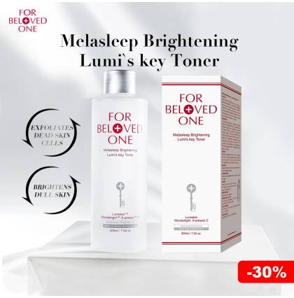 [30% Offer][SG Official Distributor] FOR BELOVED ONE - Taiwan Melasleep Brightening Lumi`s Key Toner 200ML