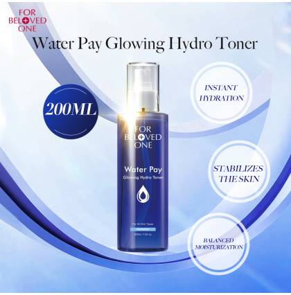 [SG Official Distributor]FOR BELOVED ONE - Taiwan Water Pay Glowing Hydro Toner Spray Moisturize Repair Hydration 200ML