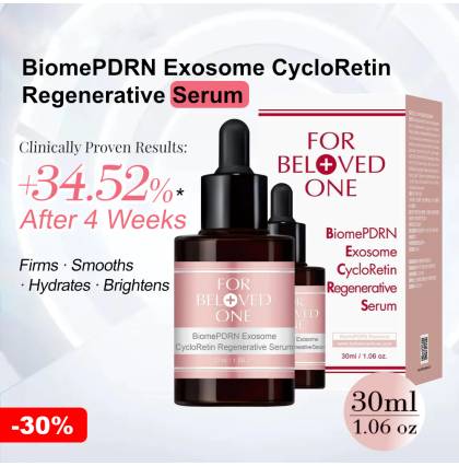 [30% Off][SG Official Distributor] FOR BELOVED ONE - Taiwan BiomePDRN Exosome CycloRetin Regenerative Serum 30 ml / 1.06oz