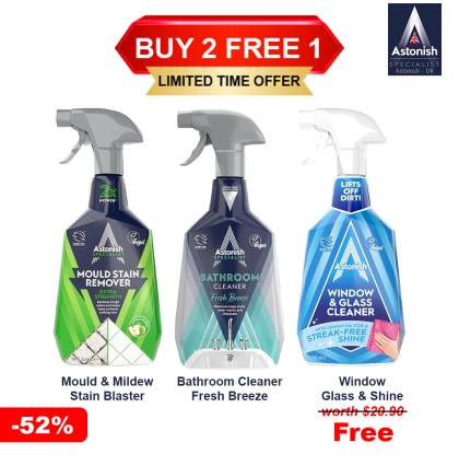 [Buy 2 Free 1][Astonish] Daily Home Cleaning Set | Complete All-in-One Solution