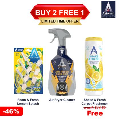 [Buy 2 Free 1][Astonish] Clean & Fresh Set | Deep Clean, Long-Lasting Freshness