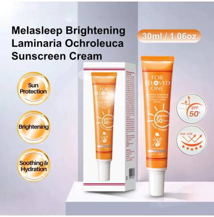 [SG Official Distributor] FOR BELOVED ONE - Taiwan Melasleep Brightening Laminaria Ochroleuca Sunscreen Cream SPF50+