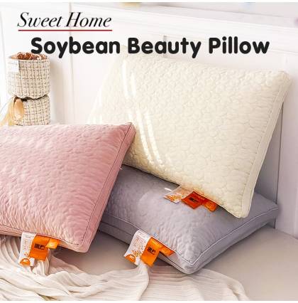 Soybean Beauty Pillow Soft & Comfotable Skin-friendly Neck Support Pillow