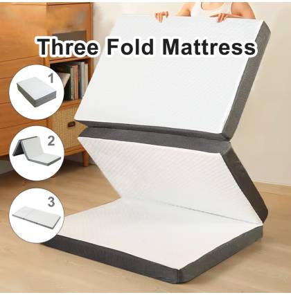 [New Arrival] Sweet Home Three Fold Bed Mattress Memory Foam High quality Breathable Mattress Bedding